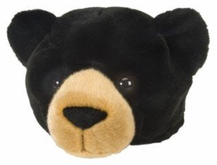 Plush Black Bear Hat