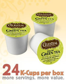 Celestial Seasonings® Green Tea Decaf K-Cup® Packs, 24/Bx