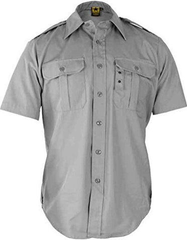 Tactical Dress Shirt - Short Sleeve XXL Regular (Grey)