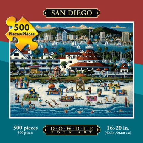 San Diego 500 Pieces Box Puzzles, 16x20 inch