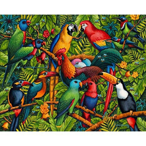 Birds of a Feather 100 Pieces Box Puzzles, 16x20 inch