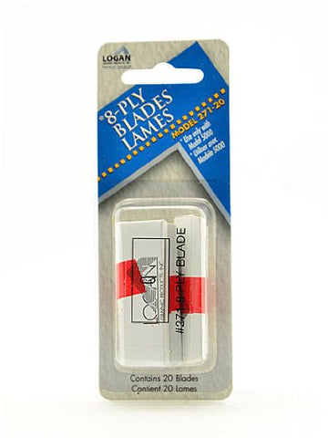 Replacement Mat Cutter Blades For 5000 8 Ply Bevel Cutter - 20 blades/pk