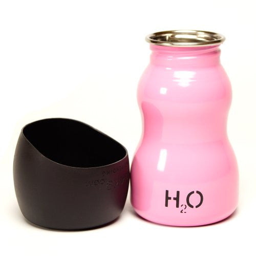 H2O4K9 - Small Dog Water Bottle - 9.5 oz, Pink