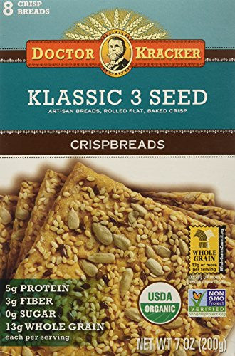 Crispbread Klassic 3 Seed - 7 oz