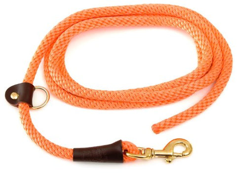 Mendota EZ Trainer/Leash - Orange, 3/8" x 8'
