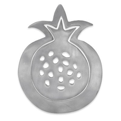 Aluminium Trivet - Two Pieces - Pomegranate Silver
