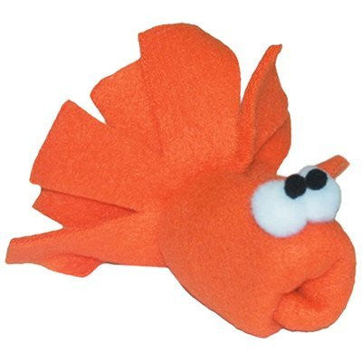 Cat 'n Around - Non Refillable (on Hang Tag) Goldie Goldfish Catnip Toy