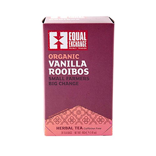 EQUAL EXCHANGE Fairly Traded Organic Tea Herbal, Vanilla Rooibos - 20 bags