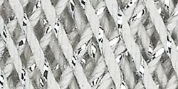 Aunt Lydia's- Metallic Crochet Thread Size 10, Silver & Silver (3 Packs)