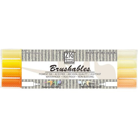Zig Memory System Brushables 4 color set, Yellow