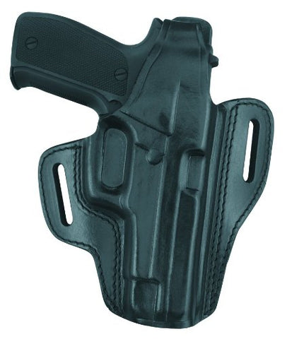 2-Slot Holster, Black, Plain Finish, Glock 26-27-33-39- Left Hand