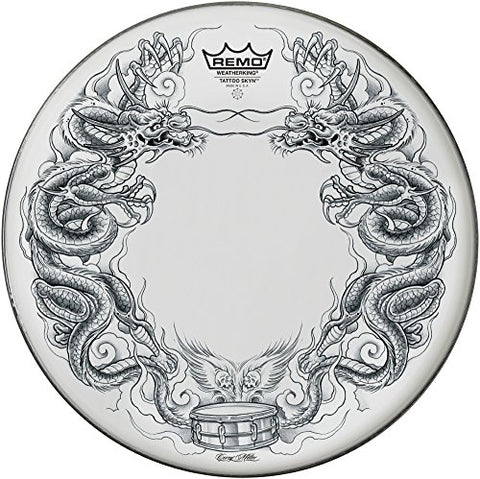 Tattoo Skyn Drumhead, 13 inch, Dragon Skyn Graphic