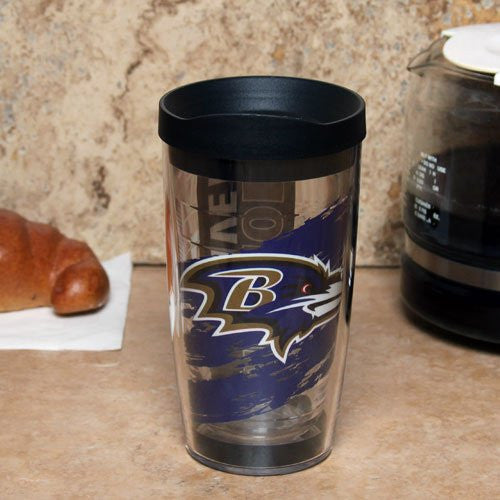 NFL Baltimore Ravens Wrap with Lid 16oz Tumbler