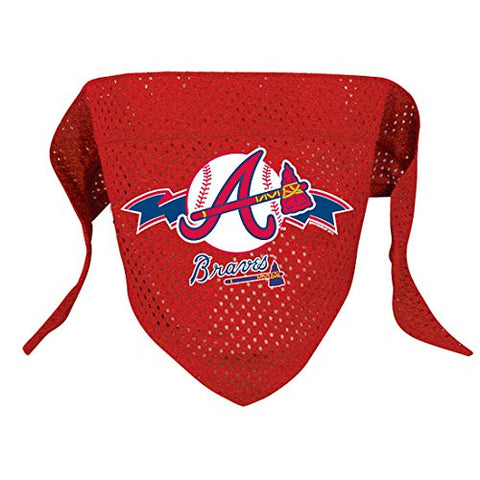 Atlanta Braves Mesh Dog Bandana Small