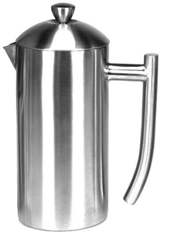 18/10 Stainless Steel French Press, brushed finish, 17 fl. oz.