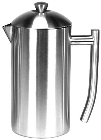 18/10 Stainless Steel French Press, brushed finish, 23 fl. oz.
