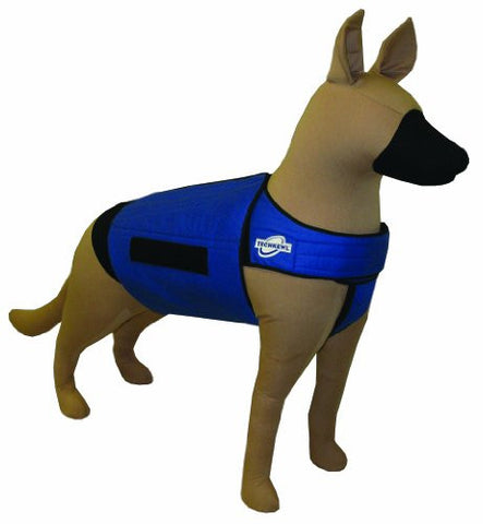 Techniche Phase Change Cooling Dog Coats, Blue Size Large/XLarge
