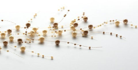 5' PEARL BEAD ORN GDSO GO