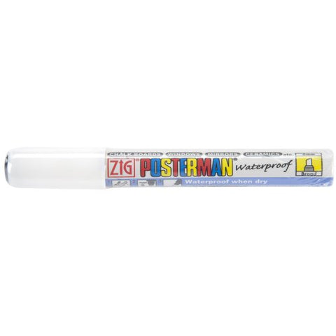 Zig Illumigraph Broad, 6 mm dozen box - White