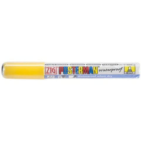 Zig Posterman Broad 1 pc. blister pack - Yellow