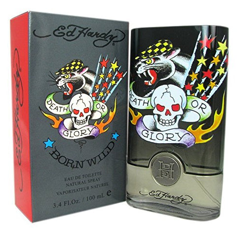 Ed Hardy Born Wild Cologne 3.4 oz Eau De Toilette Spray