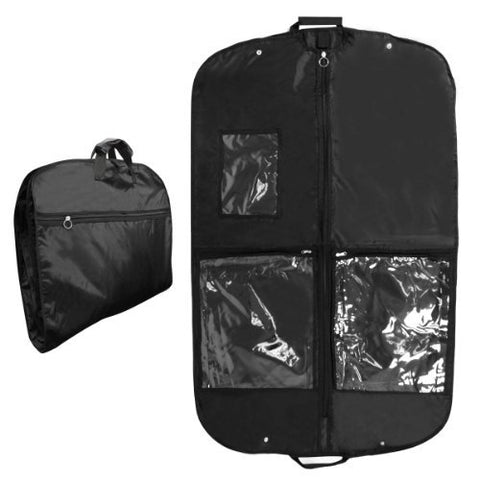 Black Nylon Showerproof Suit Carrier - 54 Inches