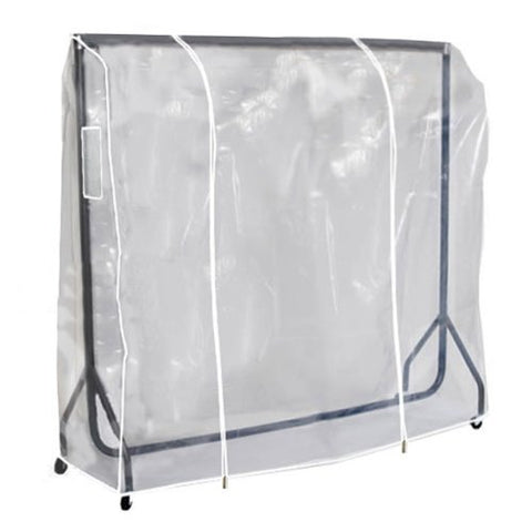 Clear Showerproof Garment Rail Cover - 6ft