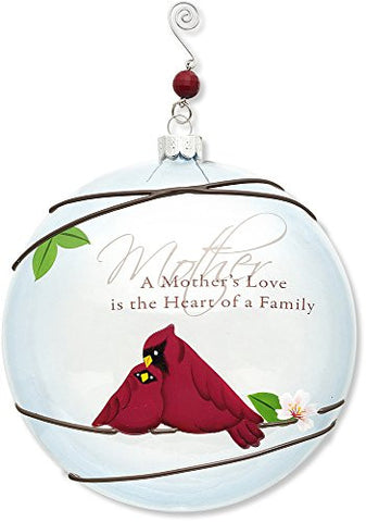 Mother 5" Dia. Glass Ornament