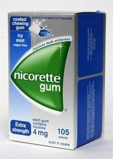 Nicotine Gum 4mg, 105 pcs. - Icy Mint Flavor