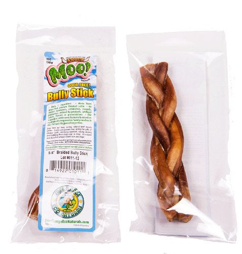 6" Braided Bully Stick