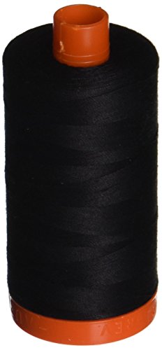 Aurifil- 50wt Cotton 1,422yd, Black