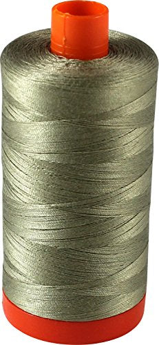 Aurifil- 50wt Cotton 1,422yd, Light Khaki Green