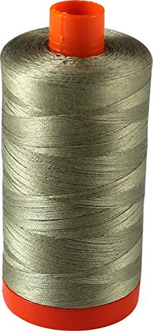 Aurifil- 50wt Cotton 1,422yd, Light Khaki Green