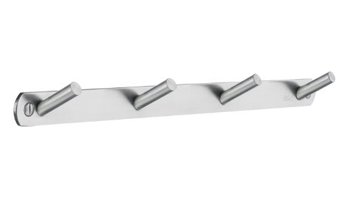 B1064 COAT RACK QUADRUPLE STAINLESS STEEL