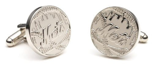 MLB New York Mets Silver Edition Cufflinks