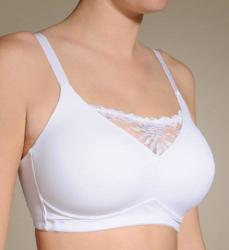 Padded Seamless Cami Bra w/ Pockets (White / 42B)