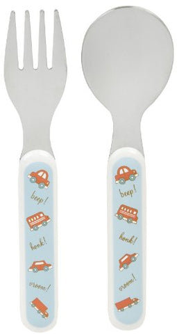 Sugarbooger Silverware Set Vroom,1.00 W X 5.50 L