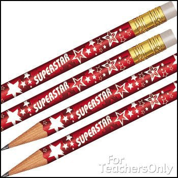 Foil Superstar Pencils