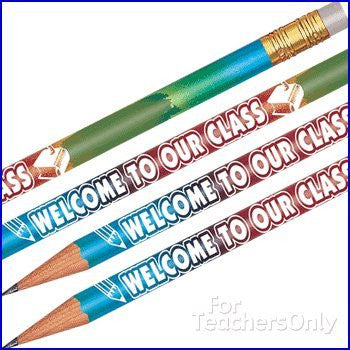 Foil Welcome To Our Class Pencils