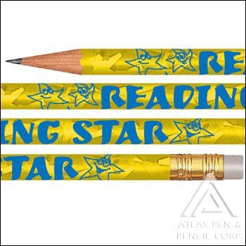 Foil Reading Star Pencil