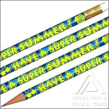 Foil Have A Super Summer Pencils