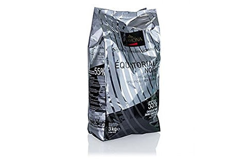 Valrhona Bulk Feves Equatoriale Noire 55% (3kg)