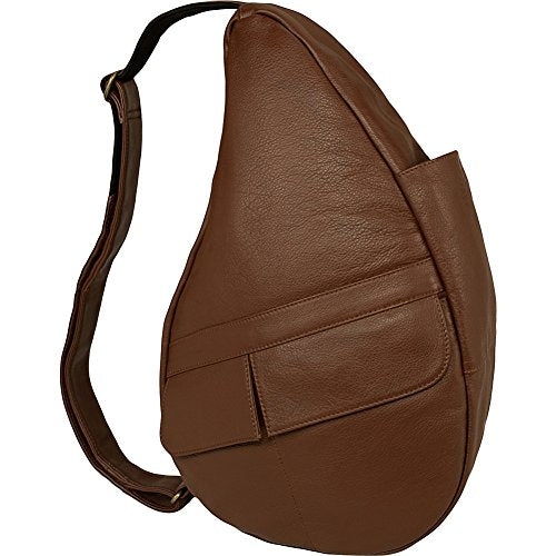 Leather Healthy Back Bag, Chestnut, Small
