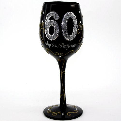 60 Aged to Perfection Wine Glass 15oz