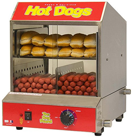 Benchmark The Dog Pound Hot Dog Steamer, 120v