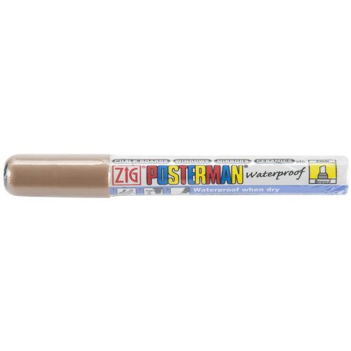 Zig Posterman Broad 1 pc. blister pack - Metallic Brown