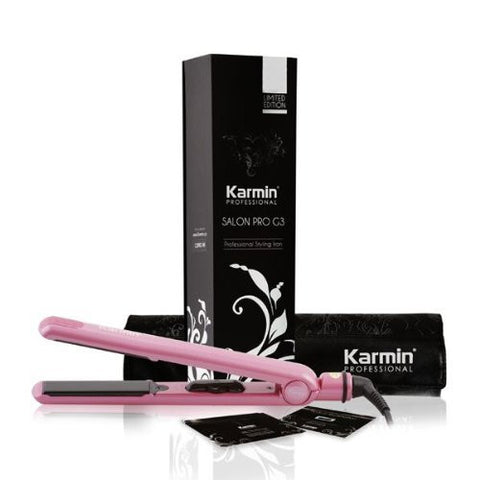 Karmin G3 Salon Pro Hair Styling Iron - Pink