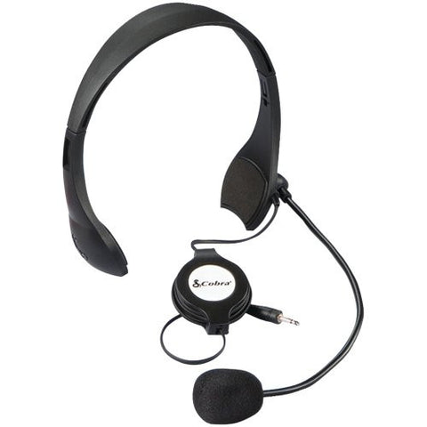 COBRA CAMS4 NOISE CANCELLING CB MICROPHONE HEADSET SYSTEM WITH REMOTE PUSH TO TALK COMPATIBLE WITH ALL 4 PIN CB RADIOS