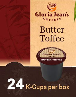 Gloria Jean's® Butter Toffee Coffee K-Cup® Packs, 24/Bx