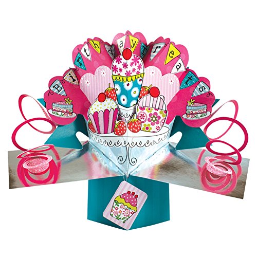 Second Nature Birthday – Pink Cupcakes, 4.75" x 6.75"